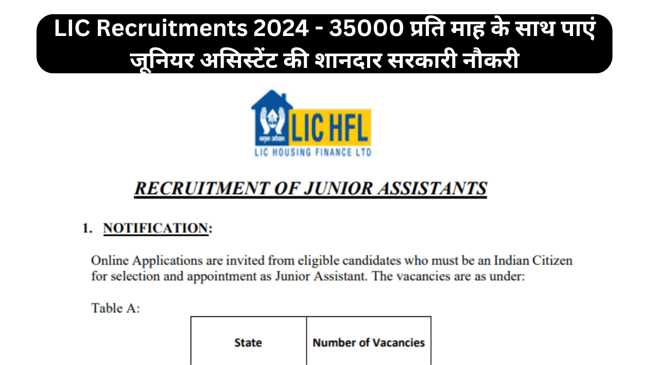LIC Recruitments 2024