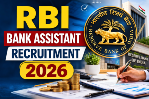 RBI Bank Assistant Recruitment 2026