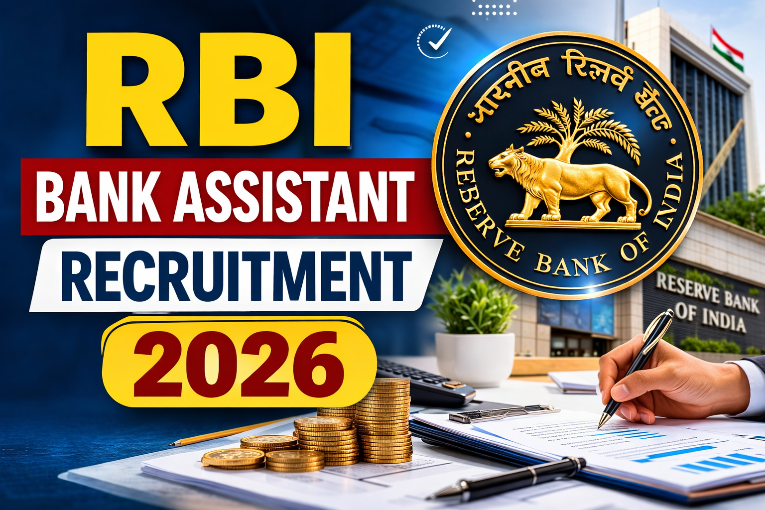 RBI Bank Assistant Recruitment 2026